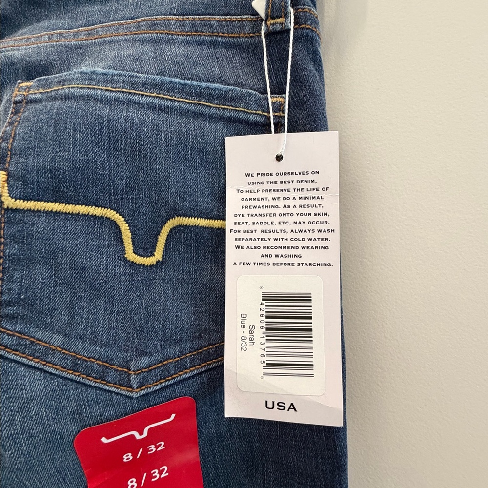 Kimes Ranch “Sarah” High-Rise Slim bootcut tri-blend Jeans